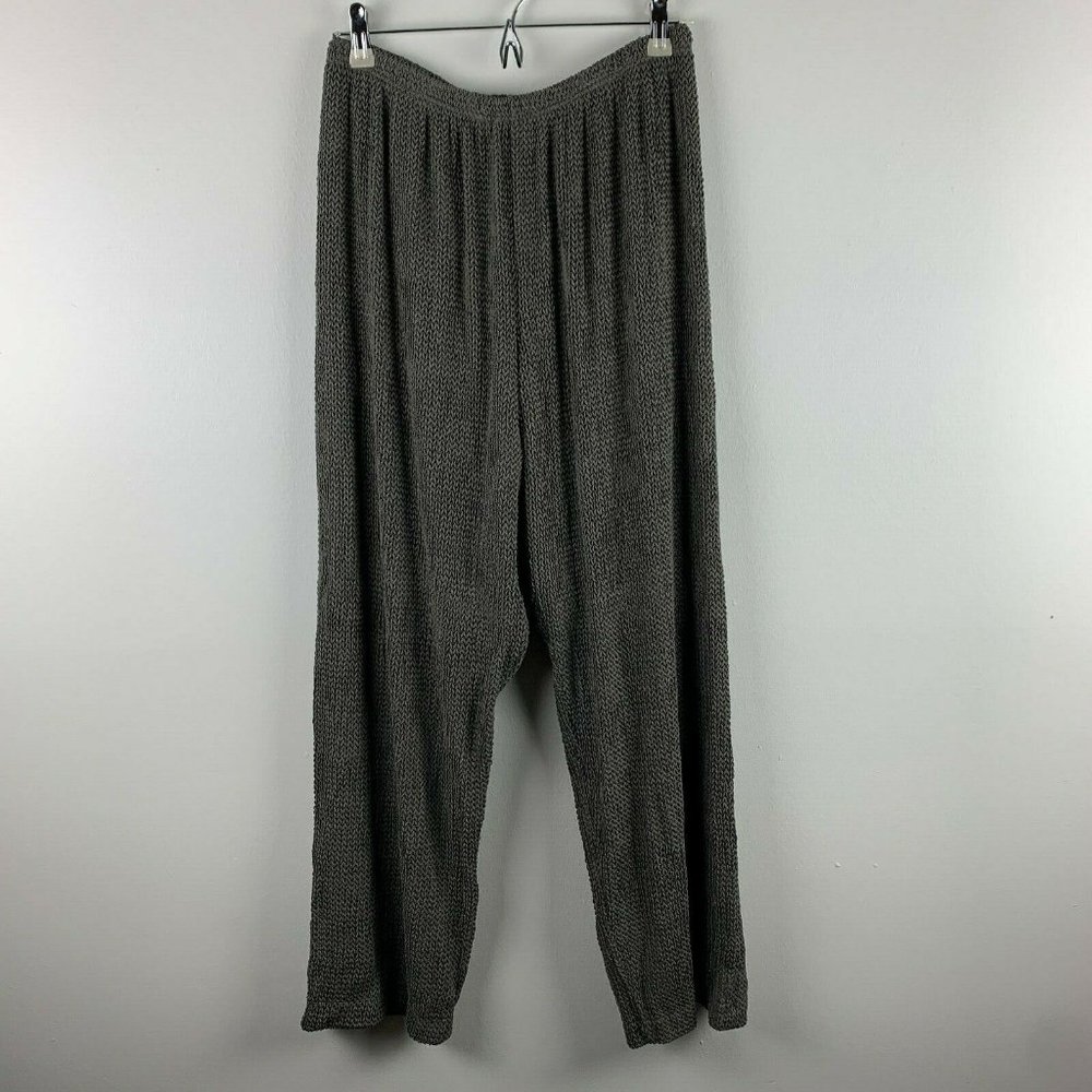 Cake by A.Good Baker Womens Vintage Pants Made in USA Green Pull On Size Large